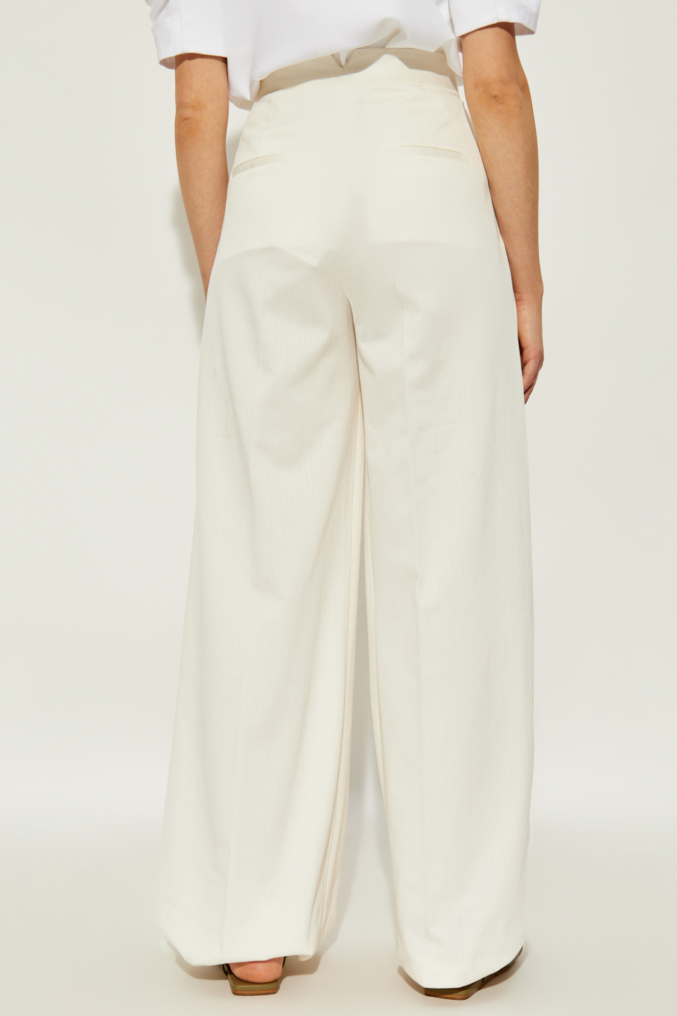 Cream Trousers Chenzia Max Mara - Vitkac Italy